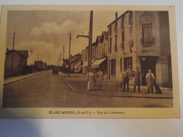 La Blanc Mesnil, CPA, Rue Du Laboureur, Animée , Vers 1910 - Le Blanc-Mesnil