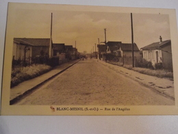 La Blanc Mesnil, CPA, Rue De L'angélus, Animée , Vers 1910 - Le Blanc-Mesnil