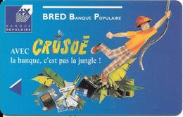 -CARTE+-MAGNETIQUE-CB-BRED/BANQUE POPULAIRE-CRUSOE-09/01-TBE - Vervallen Bankkaarten