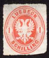 Germany LUEBECK Yv# 9 Mint No Gum - Lubeck