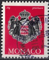 Monaco 2014 Oblitéré Rond Daté Used Coat Of Armes Blason Armoiries Rouge Vif Prioritaire SU - Usados