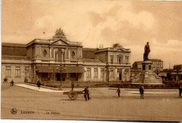 Lovenjoul Leuven Familie Gilbert-Ernst Amelie Korbeek-Lo Handschrift 1914 Postkaart Louvain La Station  KAR - Bierbeek