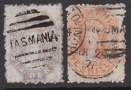 Classic Tasmania 6d &1s Perf 11.5 - Used Stamps