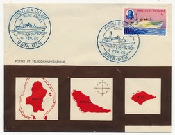 FDC => WALLIS Et FUTUNA - 11F Reine Amalia - 1965 - Mata-Utu - FDC