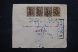 EQUATEUR - Enveloppe En Recommandé Pour St Etienne En 1929 , Affranchissement Plaisant - L 26749 - Ecuador