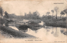 ¤¤  -   GOUAREC   -  Ecluse Et Pont  -  Péniche         -  ¤¤ - Gouarec