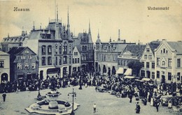HUSUM HÜSEM, Wochenmarkt (1910s) AK - Husum