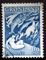 Greenland 1957  Legend.  MiNr.39   ( Lot B 1053 ) - Usados