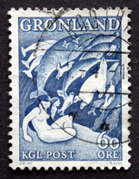 Greenland 1957  Legend.  MiNr.39   ( Lot B 1081 ) - Usados