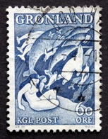 Greenland 1957  Legend.  MiNr.39   ( Lot B 1081 ) - Oblitérés