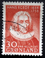 Greenland   1958 HANS EGEDE   MiNr.42  ( Lot B 1486 ) - Used Stamps