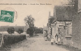 NOVILLERS-LES-CAILLOUX  -  60  -  Grande Rue  - Maison DEDREUX - Café - Vins - Eaux De Vie - Liqueurs - Cafés