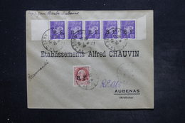 FRANCE - Affranchissement Libération Sur Enveloppe De Aubenas En 1944 , Mention "recommandé" - L 26830 - Libération