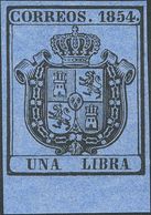 **28/31. 1854. Serie Completa, Borde De Hoja. MAGNIFICA. - Autres & Non Classés