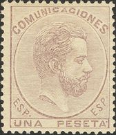 *127. 1872. 1 Pts Lila. Muy Bien Centrado. MAGNIFICO. - Autres & Non Classés