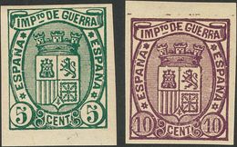 *154/55s. 1875. Serie Completa, Borde De Hoja. SIN DENTAR. MAGNIFICA Y MUY ESPECTACULAR. - Otros & Sin Clasificación