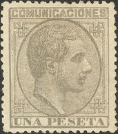 *197. 1878. 1 Pts Gris. PIEZA DE LUJO. - Otros & Sin Clasificación