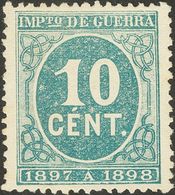 (*)233. 1897. 10 Cts Verde. Centraje Excepcional. PIEZA DE LUJO. - Andere & Zonder Classificatie