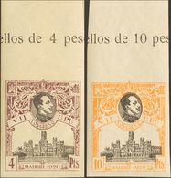 **297/09s. 1920. Serie Completa, Borde De Hoja Con Leyenda. SIN DENTAR. MAGNIFICA Y MUY RARA EN ESTA EXCEPCIONAL CALIDAD - Autres & Non Classés