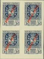 **729/30(4). 1936. Serie Completa, Bloque De Cuatro. MAGNIFICA Y RARA. Edifil 2019: +2.000 Euros - Andere & Zonder Classificatie