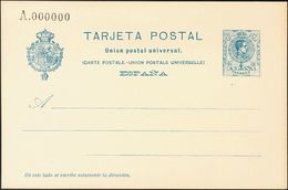 (*)EPNE4, EPNE5. 1916. 25 Cts Azul Sobre Tarjeta Entero Postal Y 25 Cts+25 Cts Azul Sobre Tarjeta Entero Postal, De Ida  - Altri & Non Classificati
