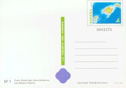 (*)EP1/24. 1995. Juego Completo LAS TARJETAS DEL CORREO. Canarias Y Baleares (veinticuatro Tarjetas). MAGNIFICAS. - Altri & Non Classificati