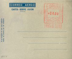 (*)AE44G. 1948. 4 Pts Sobre Aerograma Gris Verdoso. MAGNIFICO. Edifil 2017: 72 Euros - Sonstige & Ohne Zuordnung