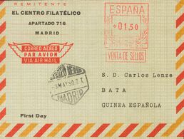 Sobre AE72. 1959. 1'50 Pts Sobre Aerograma. MADRID A BATA (GUINEA). Al Dorso Llegada. MAGNIFICO Y RARO. Edifil 2017: 103 - Sonstige & Ohne Zuordnung