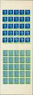 (*). 1936. 5 Cts Azul Y Verde, Valor No Adoptado, Veinticinco Sellos Y 5 Cts Azul Y Verde, Diseño No Adoptado (Matrona), - Other & Unclassified