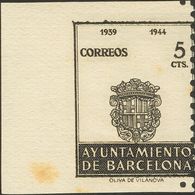 */(*)SH60(2), SH61(2). 1940. Conjunto De Cinco Sellos, Procedentes De Las Hojas Bloque Con Variedades COLOR NEGRO DESPLA - Altri & Non Classificati