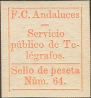 *1/2. 1833. Serie Completa. FERROCARRILES ANDALUCES. MAGNIFICA Y MUY RARA. - Andere & Zonder Classificatie