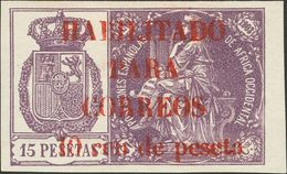 *26Q. 1904. 10 Cts Sobre 15 Pts Violeta. MAGNIFICO Y MUY RARO. Cert. CEM. Edifil 2018: 1.425 Euros - Autres & Non Classés