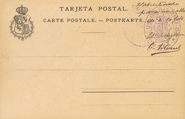 º. 1902. Tarjeta Postal Provisoria Con Indicación Manuscrita "Habilitado Para Un Sello De 0'10 Pts" Con Marca SUBGOBIERN - Other & Unclassified