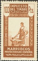 *. (1940ca). Serie Completa, Doce Valores. IMPUESTO DEL TIMBRE (herrero). MAGNIFICA Y RARISIMA. - Autres & Non Classés