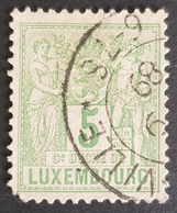 1882 Definitive Issue, Grand Duche De Luxembourg, Used - 1882 Allegorie