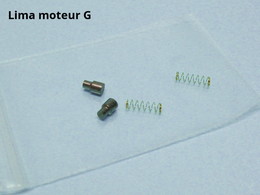 Lima - 2 CHARBONS +  2 RESSORTS Pour MOTEUR G LIMA Charbon Ressort Neuf HO 1/87 - Alimentation & Accessoires électriques