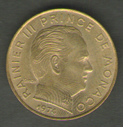 MONACO 20 CENTIMES 1974 - 1960-2001 Nouveaux Francs