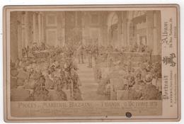 Photo Originale Cabinet XIXéme Procès Du Maréchal Bazaine Défaite 1870 Trianon 1873 Par Appert - Alte (vor 1900)
