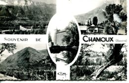 N°72157 -cpsm Souvenir De Chamoux - Chamoux Sur Gelon