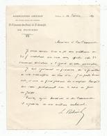 Lettre, Association Amicale Des Anciens éléves Des Colléges ST VINCENT DE PAUL Et ST JOSEPH De POITIERS,frais Fr 1.55 E - Ohne Zuordnung