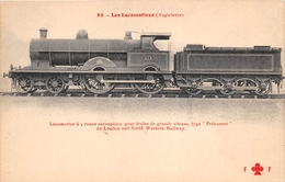¤¤  - Les Locomotives Etrangères  -  ANGLETERRE  -  Machine N° 513  - Chemin De Fer -  Train   - - Zubehör