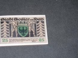 GOSLAR AM HARZ - 25 PHENNIG  - 1/6/1923 - Collections