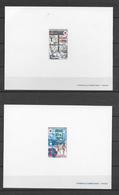 REUNION - 1974 - YVERT N° 431/432 EPREUVE DE LUXE ! CROIX-ROUGE / RED CROSS - COTE = 120 EUR. - Unused Stamps