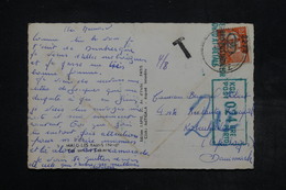 DANEMARK - Cachet De Taxe Sur Carte Postale De France - L 26972 - Port Dû (Taxe)