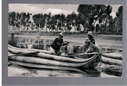 BOLIVIA Despues De La Pesca "Lago Titicaca" - La Paz  OLD PHOTO POSTCARD - Bolivie