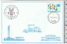 (D 89) UNITED NATIONS WIEN // Y&T 5 // 1980 - Cartes-maximum