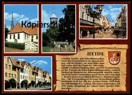 POSTKARTE HEIDE WAPPEN & GESCHICHTE CHRONIK Chronikkarte Chronique Chronicle Storycard Postcard Cpa AK Ansichtskarte - Heide