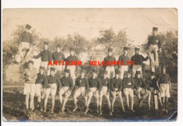 CPA MILITARIA WW1 GUERRE 14-18 Carte-photo Groupe De Soldats Tirailleurs - Guerre 1914-18