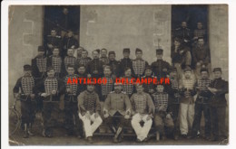 CPA MILITARIA Carte-Photo Groupe De Soldats Régiment 11 Chasseurs Postée De MIRAMONT Lot Et Garonne - Regimientos