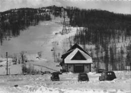 05-SERRE-CHEVALIER- GARE DE DEPART DU TELEFERIQUE ET PISTE DE SKI - Serre Chevalier